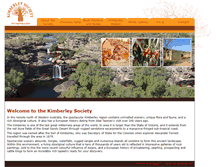 Tablet Screenshot of kimberleysociety.org